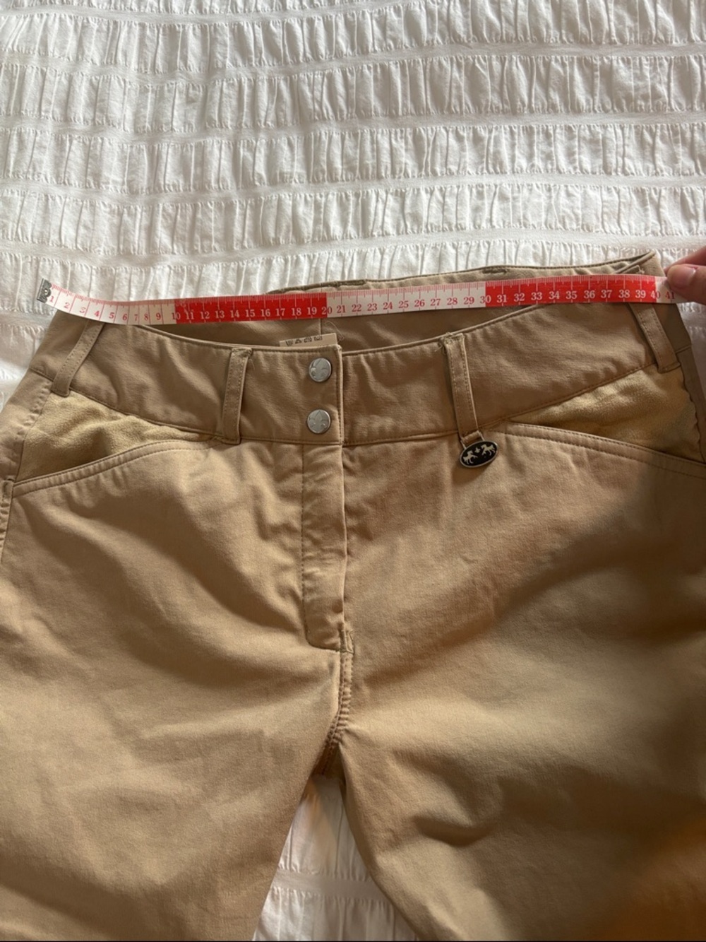 Equine Couture Tan Riding Breeches - Picture 5 of 11